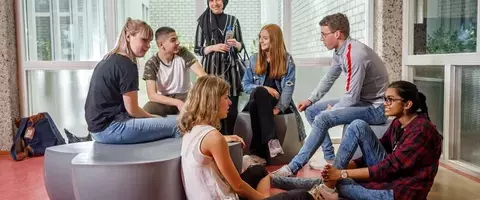 A12 groep studenten